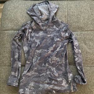 Lululemon On Repeat Rulu Pullover - Grey Camo